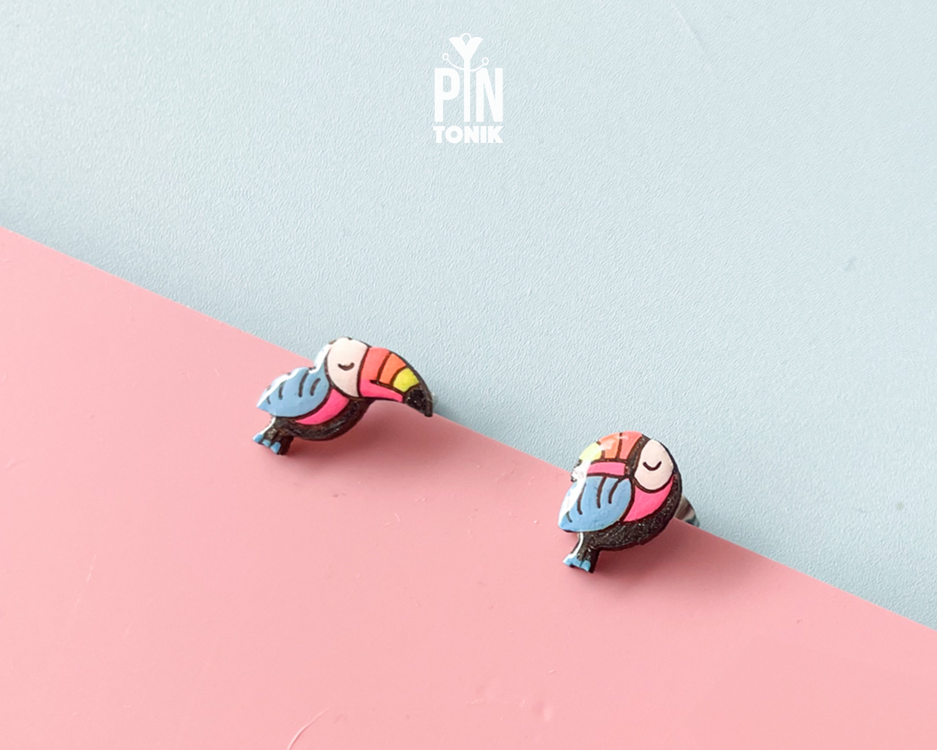 Toucan Stud Earrings