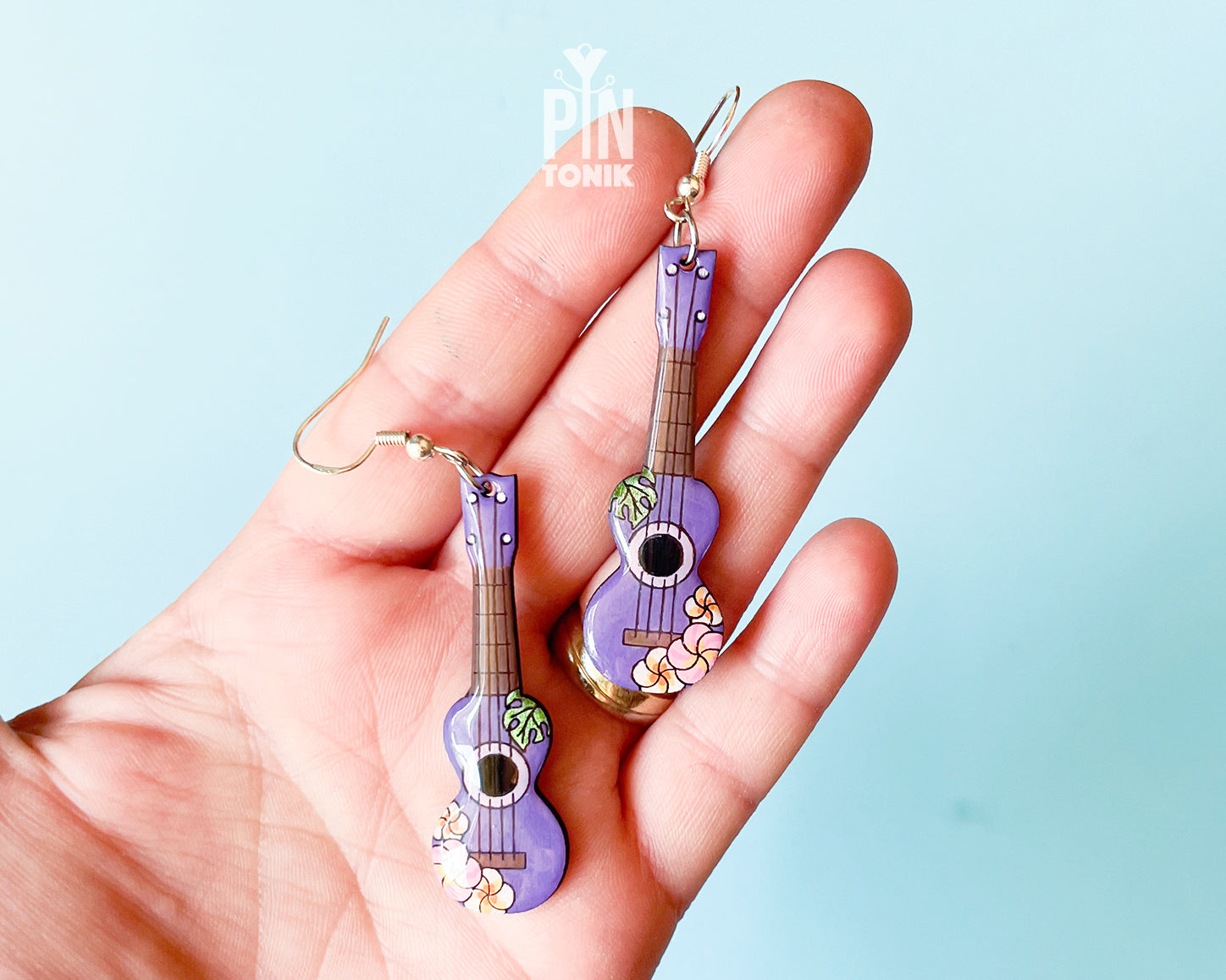 Ukulele Dangle Earrings