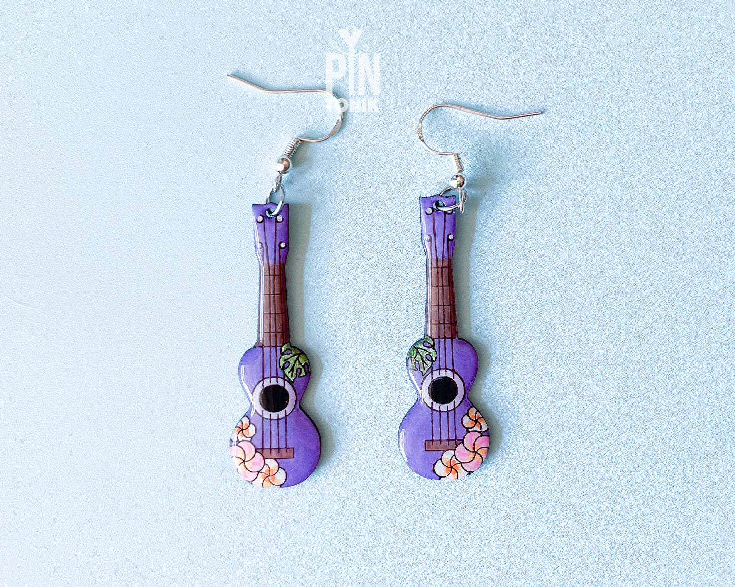 Ukulele Dangle Earrings