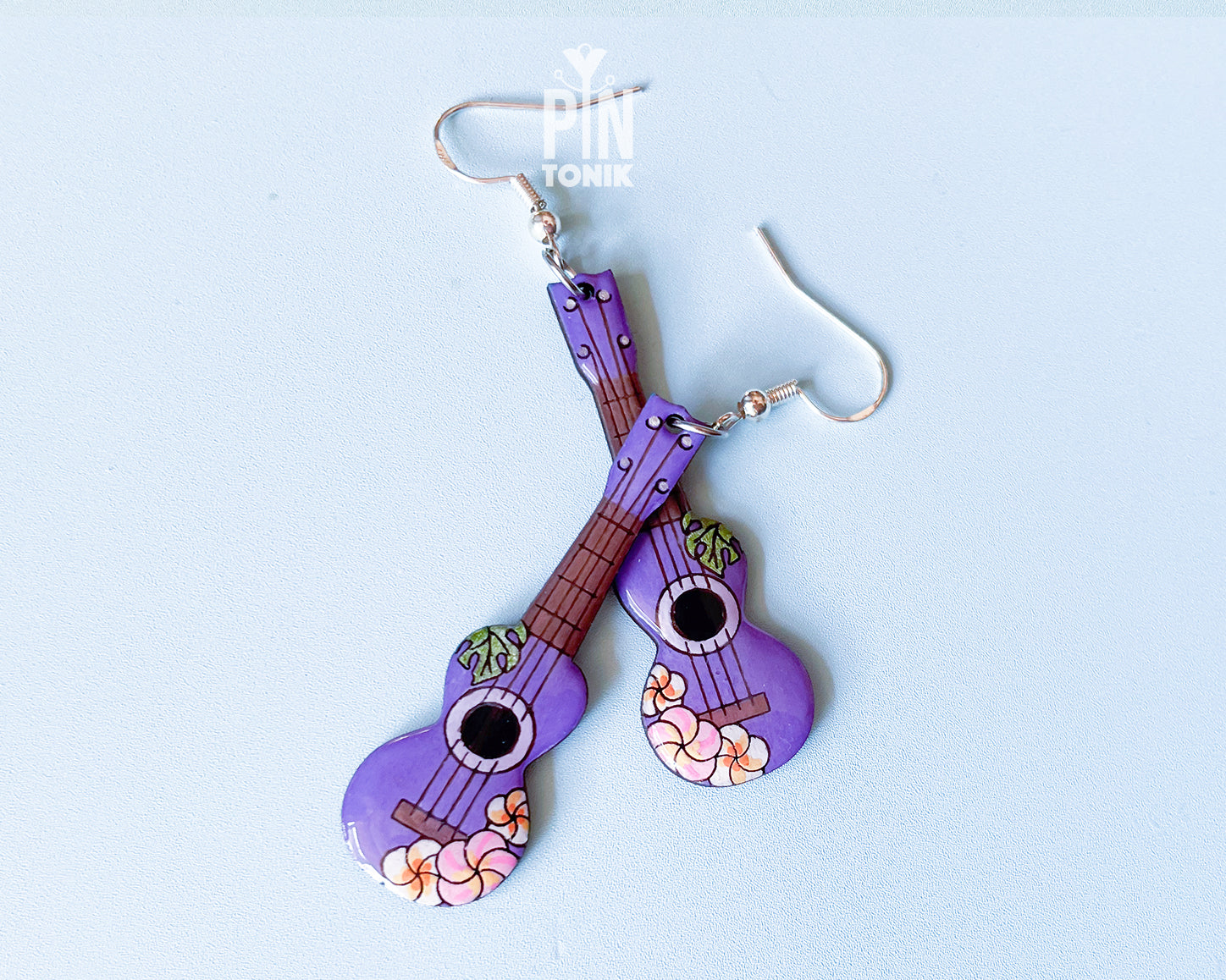Ukulele Dangle Earrings