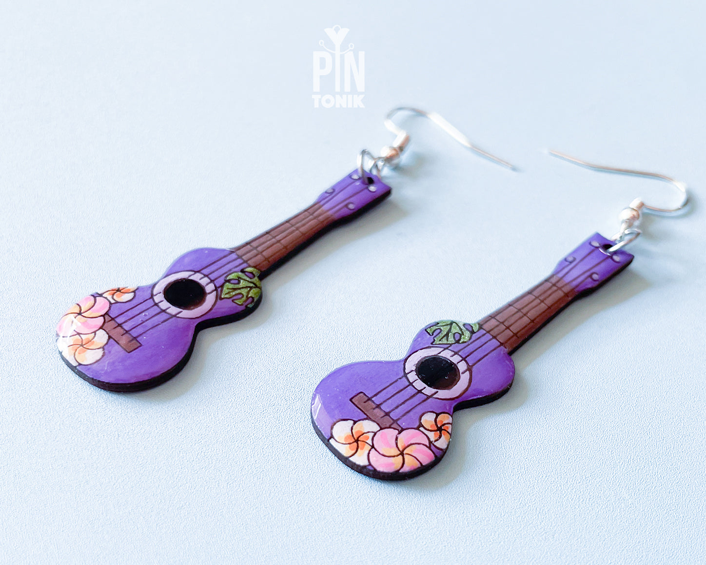 Ukulele Dangle Earrings