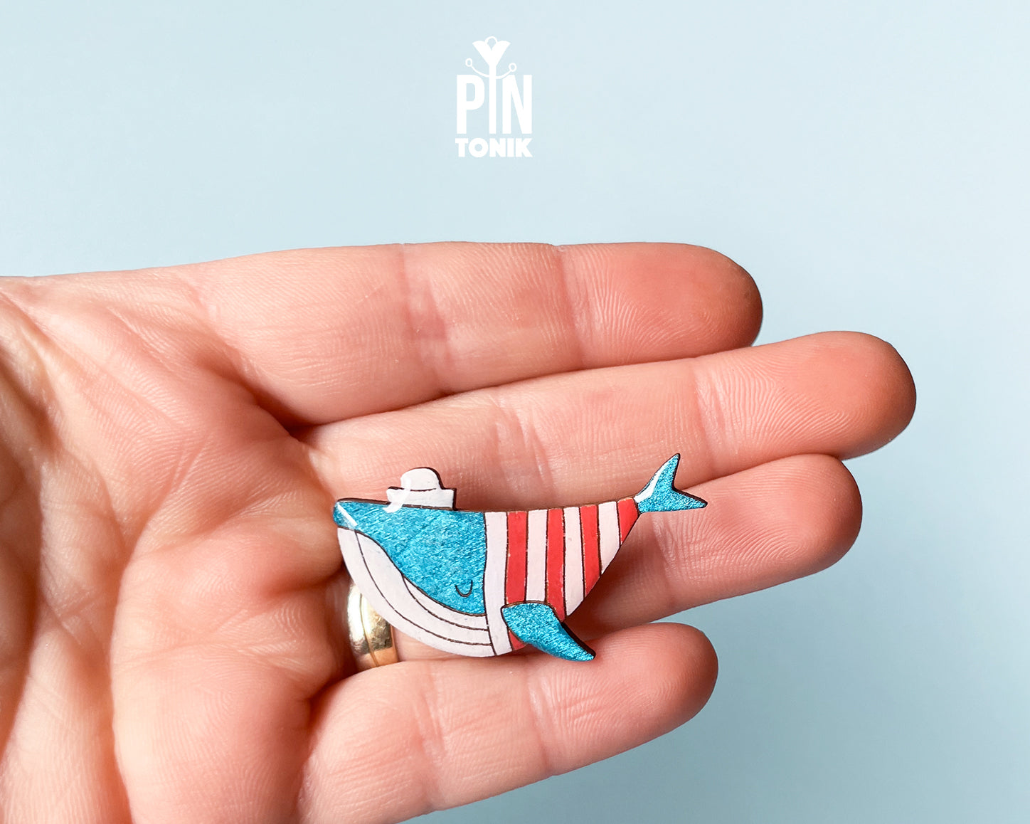Sailor Whale Pin