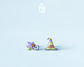 Mismatched Witch Hat & Shoe Studs