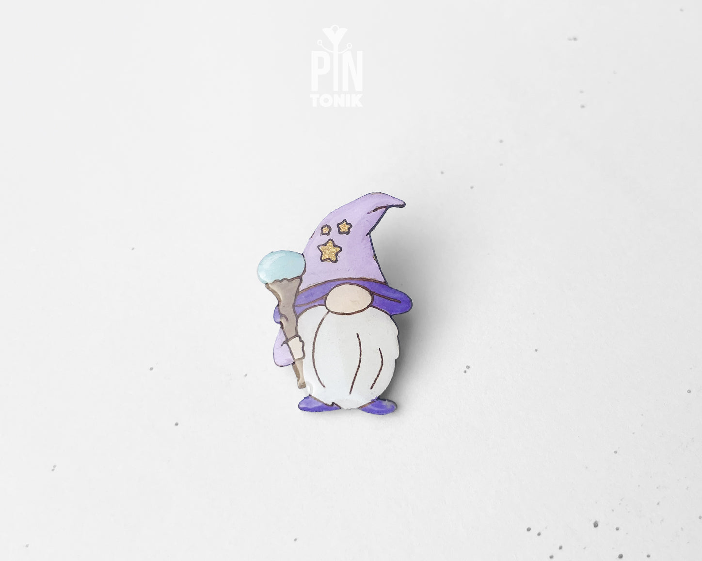 Wizard Gnome Pin